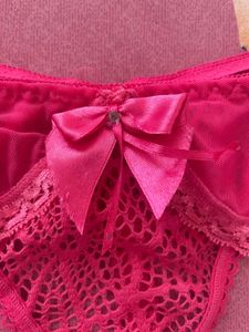 Lace Trim Thong Panties (2-Pack)