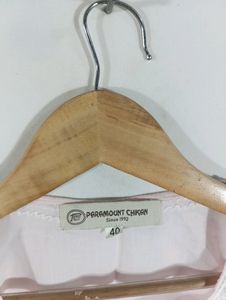 Pink Embroidered Casual Top (Women)