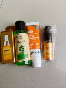 skincare bundle of 4 products