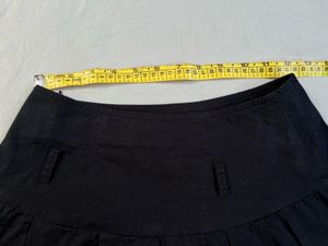 New me Black Pleated Mini Skirt XXS