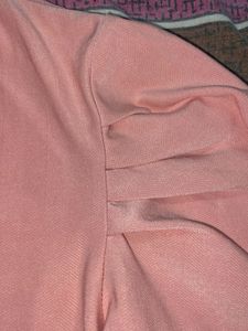 Cute Pink Puff Sleeve Top