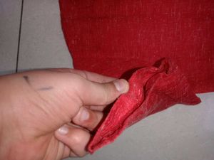 Classic Red Button-Up kurta