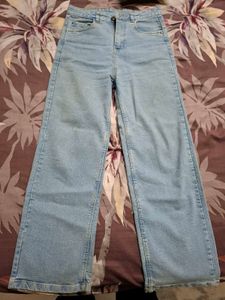 Light Wash Wide Leg Jeans