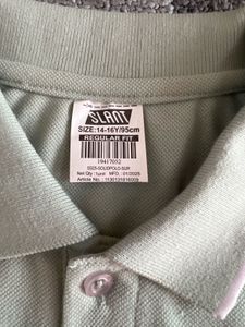 Boys Light Green Polo Shirt 14 yr