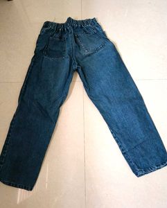 Distressed Blue Denim Jeans