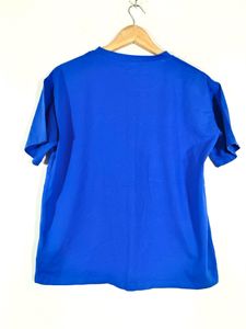 Branded Blue Colour Printed Tshirt (Women's)
