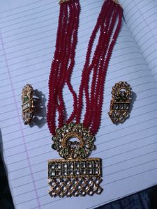 Crytal Mala Set Rani
