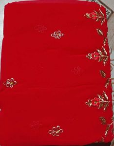New Fancy Saree with Beautiful Stone
