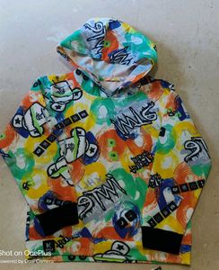 Kids' Colourful Graphic Hoodie &amp; Joggers Set