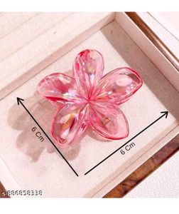Floral Hair Claw Clips Set