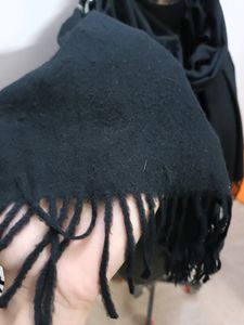 Soft Warm Sequine Logo Big Size Shawl