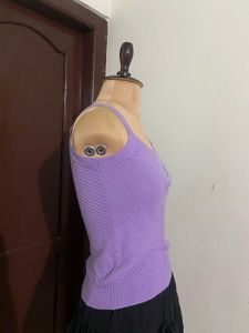 Lilac Stretchable Tank Top