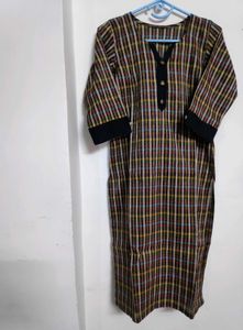 🔥Price Drop🔥New Unused Stylish Plaid Kurta