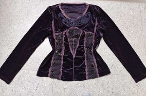 Gothic Velvet Corset Top