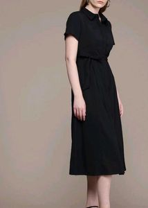 Chic Black Shirt Dress