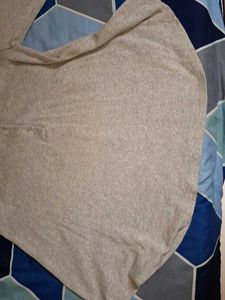 Women's Grey solid sweatshirt