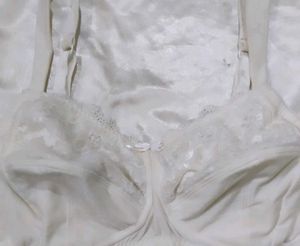 White Full Coverage Bra