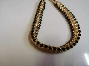 Elegant Black &amp; Gold Handcrafted Necklace