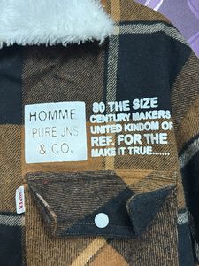Men's Plaid Sherpa Lined Jacket