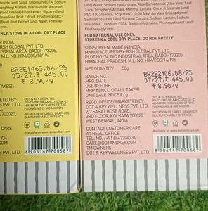 Dot &amp; Key Sunscreens - Vitamin C+E &amp; Watermelon