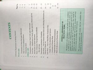 BIOLOGY PRACTICAL