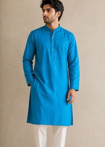 Men's Blue Kurta