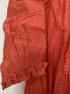 Orange Embroidered Kurta