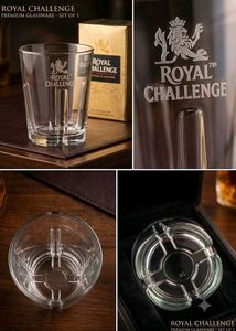 🥃 Royal Challenge Glasses (Set Of 2)
