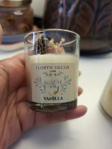 Shot glass Vanilla Scented Candles