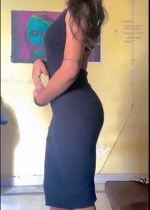 Black Backless Dress