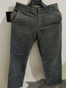 Men's Dark Grey Casual Pants
