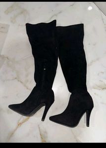 Baddie Boots Black Thigh High ✨👠
