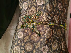 Elegant Indo-Western Layered Dress 🌿