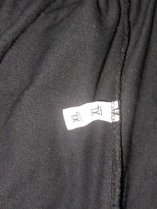 Mid Rise Black Shorts