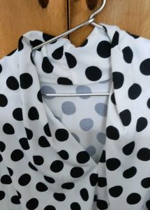 Polka Dot Tunic Top