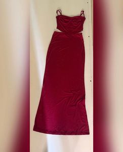 Burgundy Two-Piece Set✨