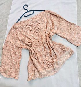 🎁Pinterest Made In USA Crochet Top C