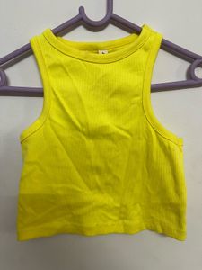 Lemon Yellow Tank Top