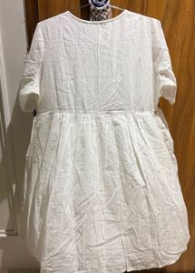 Max Embroidered White Summer Dress