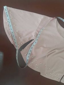 Pearl Embellished Bell Sleeve Top