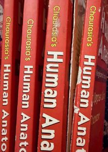 BD Chaurasia's Human Anatomy Books