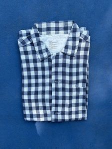 Blue Gingham Check Shirt
