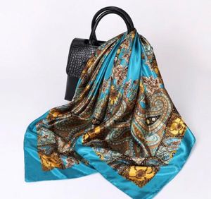 3pcs silk satin Elegant Paisley Scarf