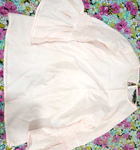 Light Pink Bell Sleeve Top