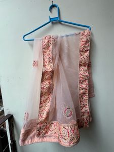 Designer Embellished Lehenga Skirt blouse nd duptt