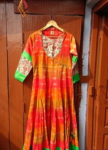 Multi Color Anarkali Dress