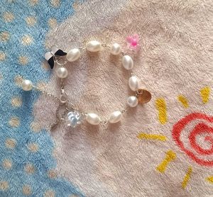 Pearl & Charm Bracelet