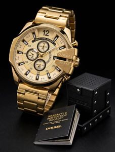 Diesel Gold Chronograph Watch