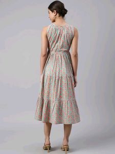 Beautiful Printed Tiered Dress
