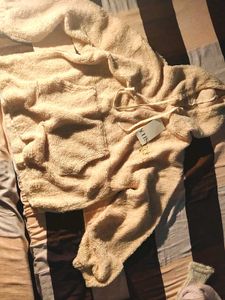 Branded  Teddy Fleece Hoodie